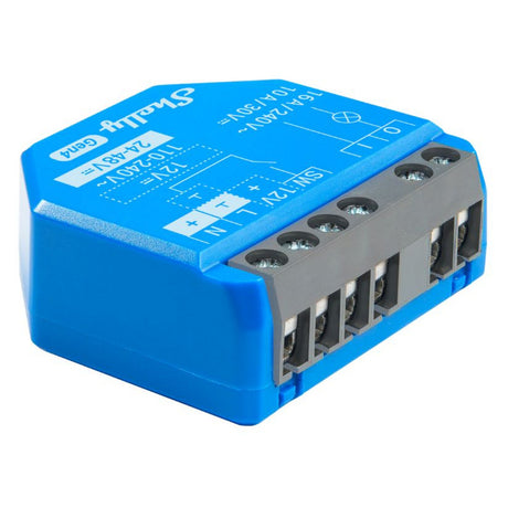 Przekaźnik Shelly 1 gen4 (niebieski, bluetooth, wi-fi)