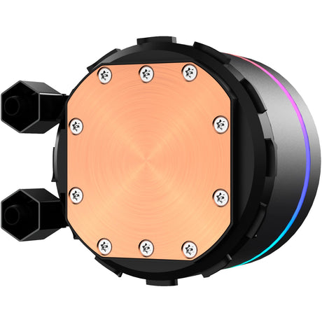 Chłodzenie wodne Sharkoon s80 rgb (czarne, 4-pinowe złącze wentylatora pwm)