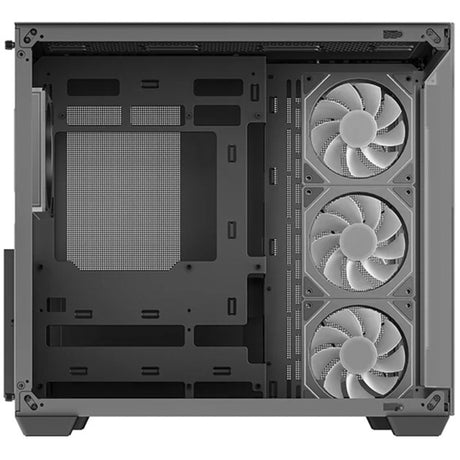 Obudowa midi tower Deepcool CG530 4f (czarna | 2x USB-A | 1x USB-C | RGB | szkło hartowane)