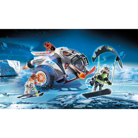 Playmobil najlepsi agenci - zabawki do budowania skuterów śnieżnych zespołu szpiegowskiego (70231)