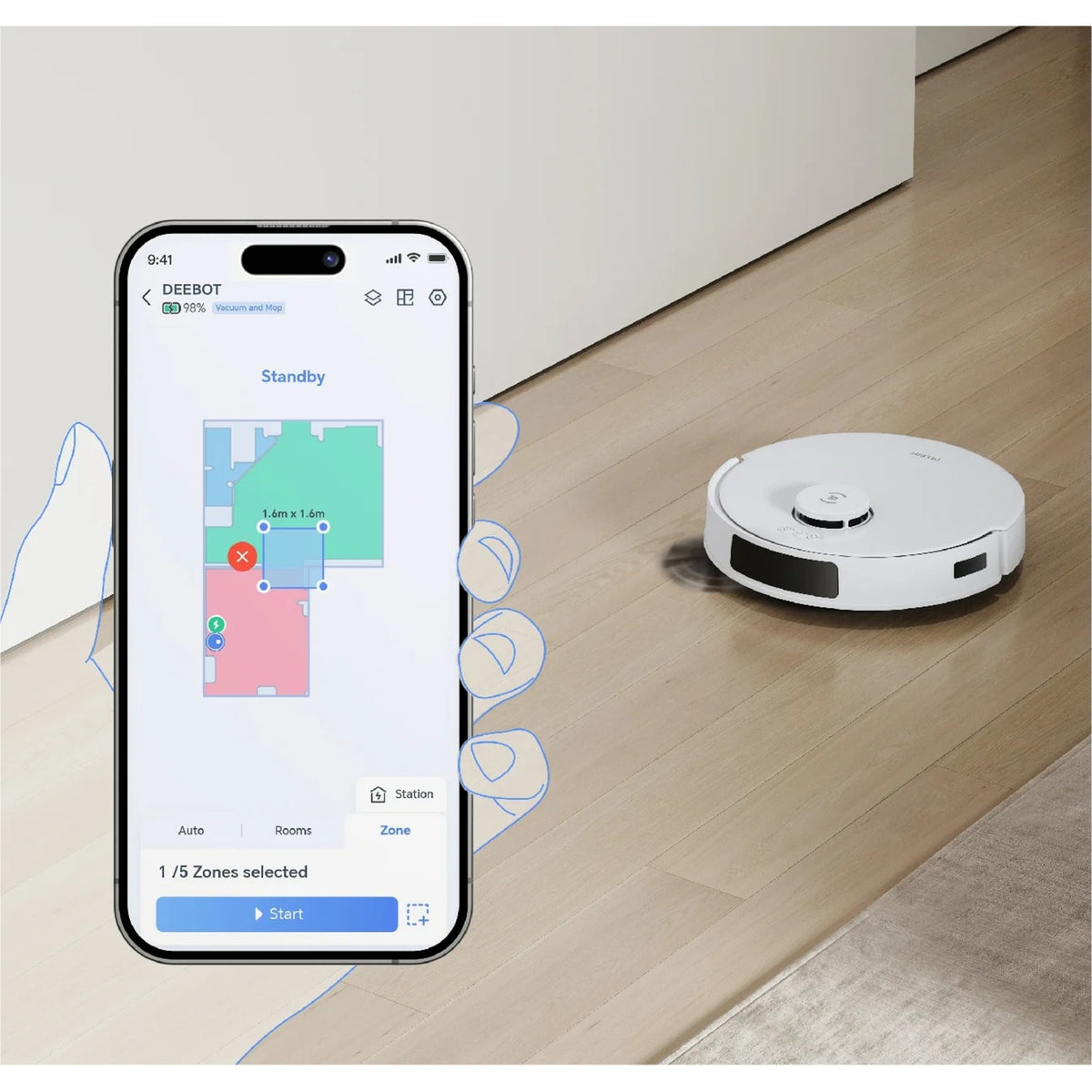 Ecovacs deebot n20 pro plus robot odkurzający (biały)