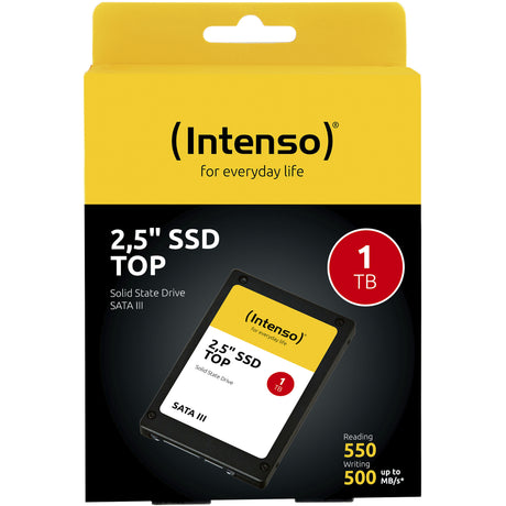 Najwyższa wydajność Intenso, dysk SSD 1 TB (czarny, 3812460, SATA 600)