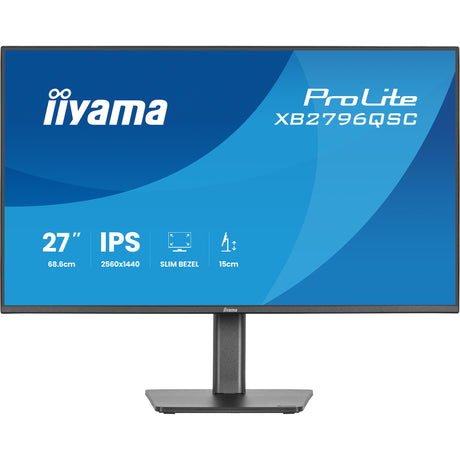Monitor Iiyama prolite xb2796qsc-b1 27 (czarny (matowy), 75 Hz, HDMI, USB-C, audio)