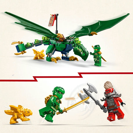 Lego Ninjago 71829 Lloyd's Zielony smok leśny