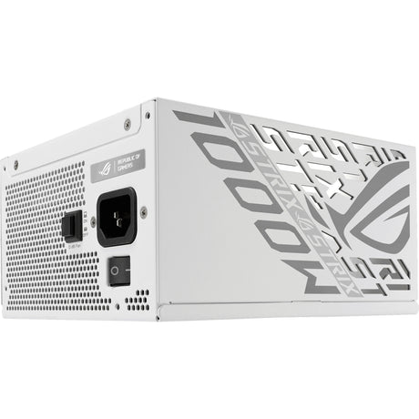 Modułowy zasilacz Asus rog strix platinum white Edition o mocy 1000 W (biały, 1x 12 V-2x6, 4x pcie)