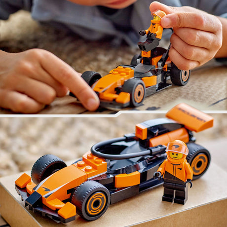 Lego City 60442 Kierowca f1 z samochodem wyścigowym McLaren