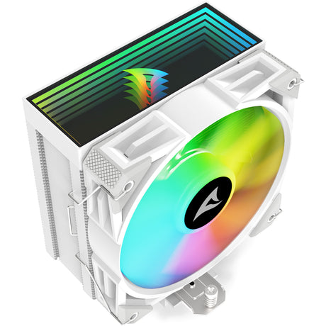 Chłodnica procesora Sharkoon a40 rgb (biała, 4-pinowe złącze wentylatora pwm)