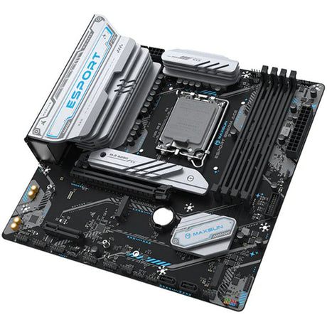 Płyta główna Maxsun MS-Esport B860M WiFi Ace Socket 1851 (czarna, RAID, 2,5 GB-LAN, WLAN, BT, dźwięk, µATX)