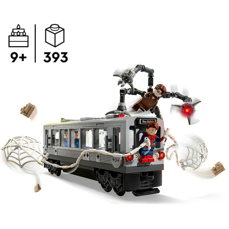 Lego® Marvel Spider-Man kontra Doktor scena w metrze — 76321
