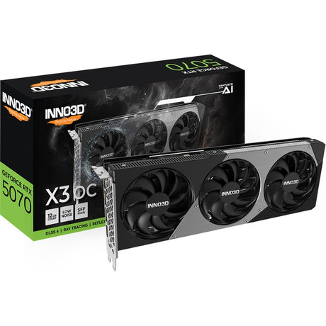 Karta graficzna Inno3d geforce rtx 5070 x3 OC (dlss 4, 3x display port, 1x hdmi 2.1)