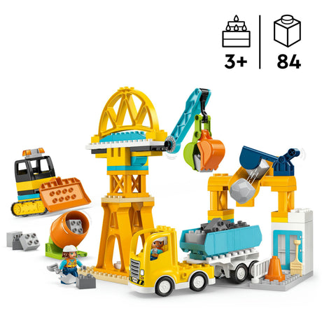 LEGO Duplo Town 10476 Plac budowy i pojazdy 3w1