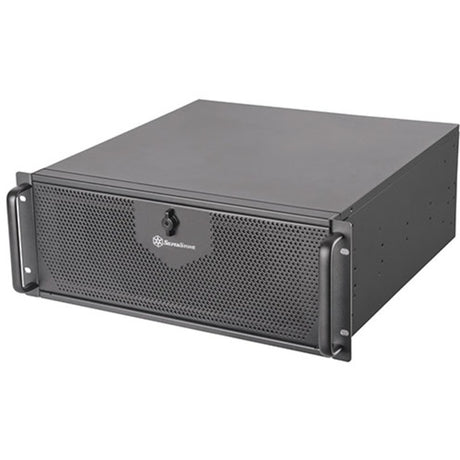 Obudowa rack Silverstone RM42-502 (czarna | 2x USB-A 3.2 (5 Gbit s) | 1x USB-C 3.2 (5 Gbit s) | 2x audio)