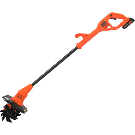 Black+decker black decker betl1820l-qw - akumulatorowy kultywator ogrodowy - 18V Li-Ion - szerokość robocza 22cm - ergonomiczna konstrukcja