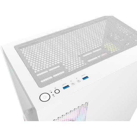 Obudowa mini tower Thermaltake View 170 ws argb (biały kolor drewna | 2x usb-a | rgb | szkło hartowane)