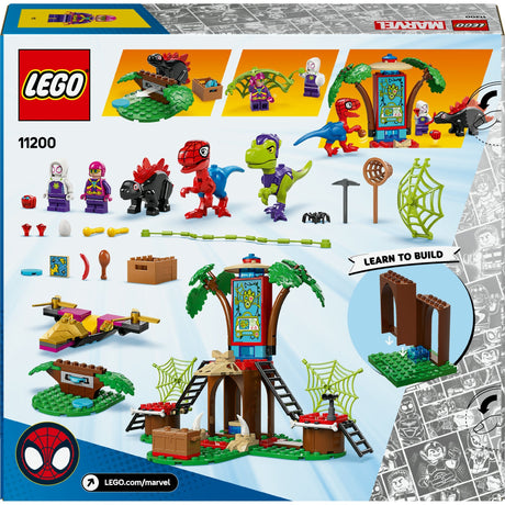 Lego Spidey 11200 Bitwa raptorów Pająka i Babki w domku na drzewie
