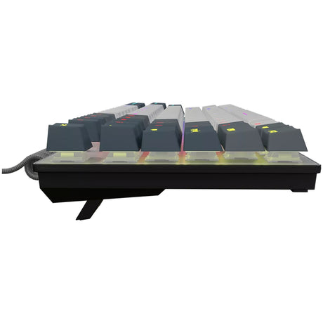 Mechaniczna klawiatura do gier Lorgar Azar 514tkl rgb (biała, układ amerykański (qwerty), logar dream, 80% (tkl), rgb)