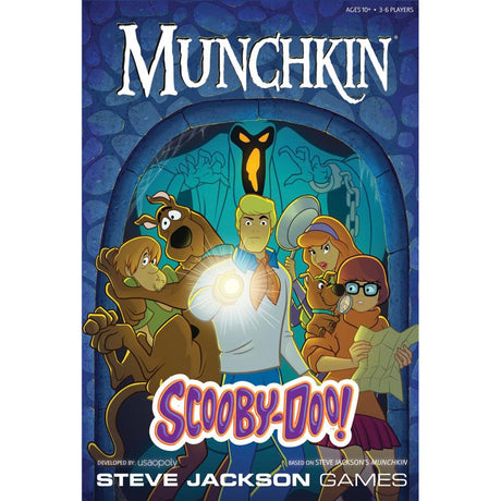 Europejska sieć graczy Munchkin: gra karciana Scooby-Doo (angielski, 3–6 graczy, 60 minut, od 10 lat)