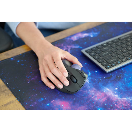 Kompaktowa klawiatura Kensington KB435 EQ z możliwością ładowania, do wielu urządzeń (szara, układ amerykański-międzynarodowy (QWERTY), przełączniki nożycowe, 80% (TKL), USB, 2,4 GHz, Bluetooth 5.4)