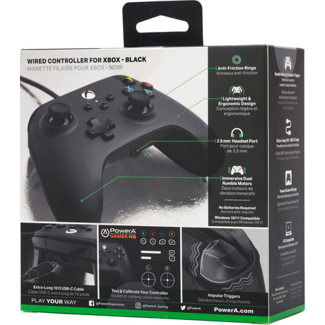 Kontroler przewodowy Powera do Xbox Series x|s (czarny, Xbox Series x|s, Xbox One, PC)