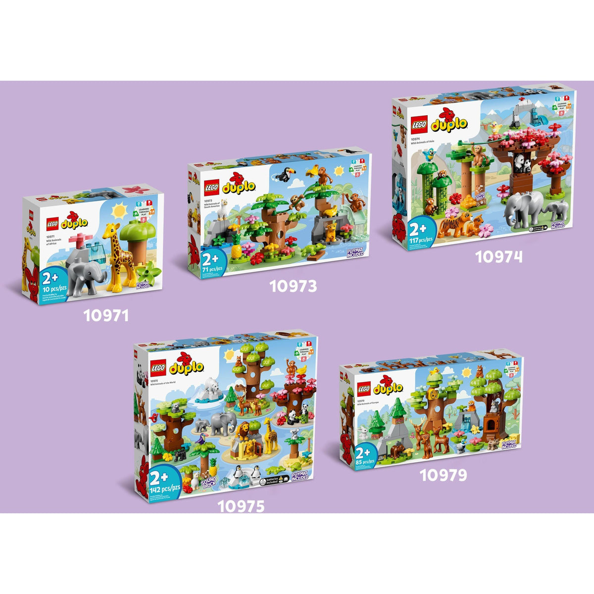 Lego Duplo - Zabawka konstrukcyjna Dzikie zwierzęta Afryki (10971)