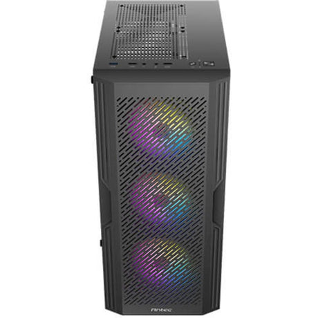 Obudowa midi tower Antec ax20 (czarna | 3x USB-A | szkło hartowane)