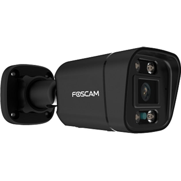 Foscam V8EP-B, kamera bezpieczeństwa IP 8MP UHD POE z funkcją wykrywania osób i pojazdów (czarna, POE)
