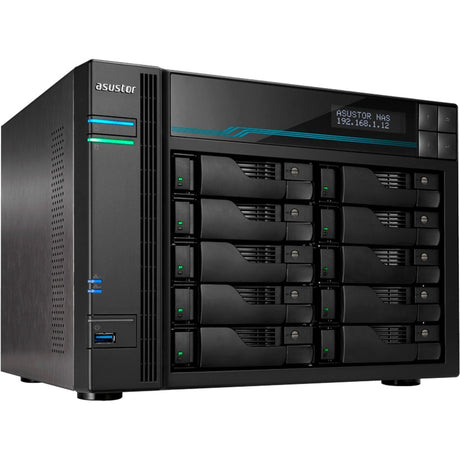Asustor lockerstor 10 pro as7110t nas (czarny)