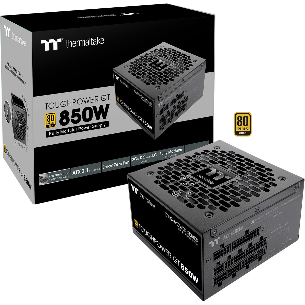 Zasilacz Thermaltake Toughpower GT Modular 850 W (czarny, 4x pcie)