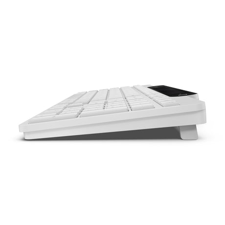 Samoładująca klawiatura Bluetooth Lenovo 800 (biała, układ US (QWERTY), tłok, 100%, przełącznik tłokowy, Bluetooth 5.1, USB-C)