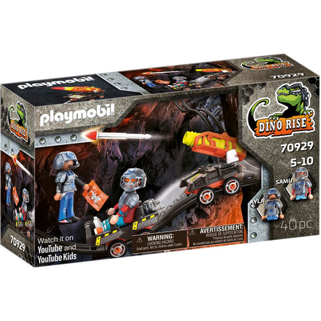 Playmobil Dino Rise - zabawki konstrukcyjne z dinozaurami i rakietami (70929)