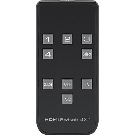 Goobay Przełącznik HDMI 4-1 wyjście audio Przełącznik 4K KVM (czarny)