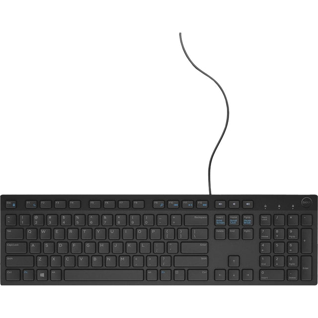 Klawiatura multimedialna Dell KB-216 (czarna, układ US (QWERTY))