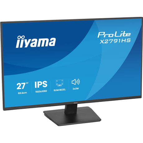 Monitor Iiyama prolite x2791hs-b1 27 (czarny (matowy), 120 Hz, HDMI, Display Port, audio)