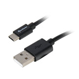 Kabel Sharkoon USB-A 2.0 - USB-C (czarny, 0,5 metra)