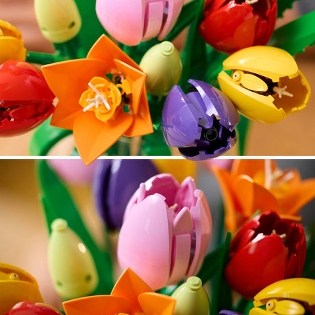 Bukiet Lego Botanicals 11501 z dekoracją kwiatu tulipana