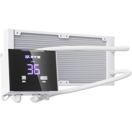 Chłodzenie wodne Xyz pc gear hydrotemp aio 240 (biały, argb, pwm)