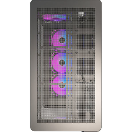 Obudowa midi tower Montech king 45 pro (czarna | 2x USB-A | 1x USB-C | RGB | okienko)