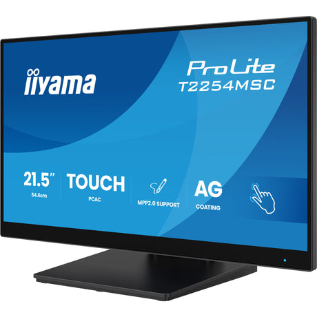 Monitor dotykowy Iiyama prolite t2254msc-b2ag 21,5 (czarny, HDMI, Display Port, VGA, 2x USB-A, USB-B)
