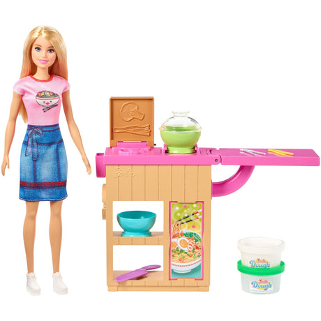 Zestaw Barbie z makaronem i lalka