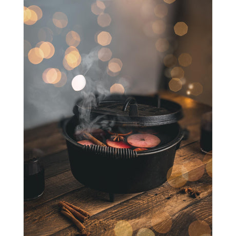 Patelnia do gotowania The Windmill Dutch Oven 4,5 qt (czarna, ø 25,5 cm | 3,8 litra)