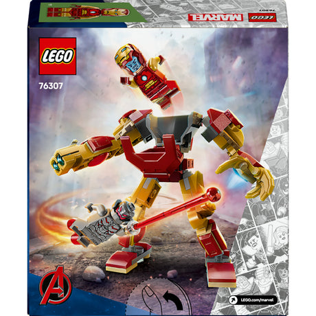 Zestaw Lego® Marvel: Mech Iron Mana kontra Ultron — 76307