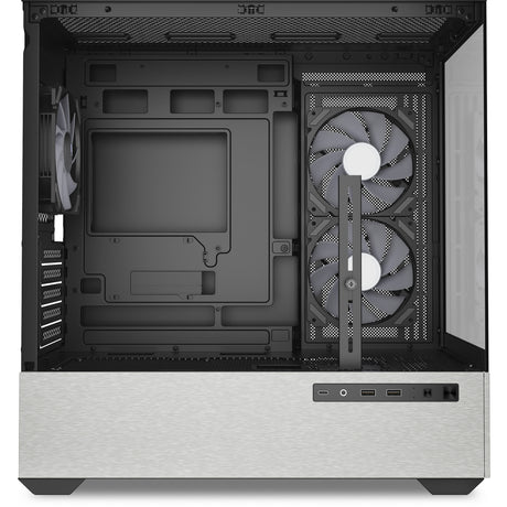 Obudowa mini tower Sharkoon mk7 argb (czarna | 2x USB-A | 1x USB-C | RGB | szkło hartowane)