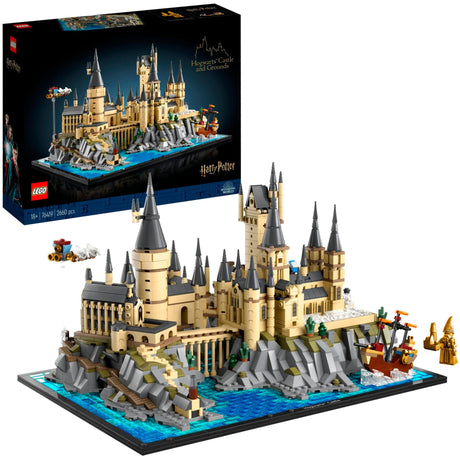 Duży zestaw klocków Lego Harry Potter i tereny Hogwartu dla dorosłych - 76419