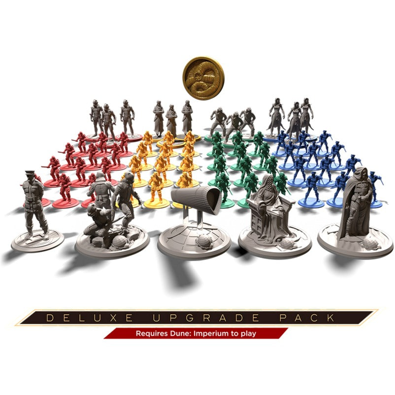 Asmodee Dune: gra planszowa Empire Deluxe z pakietem ulepszeń (angielski, dodatek, 1–4 graczy, 60–120 minut, od 14 lat)