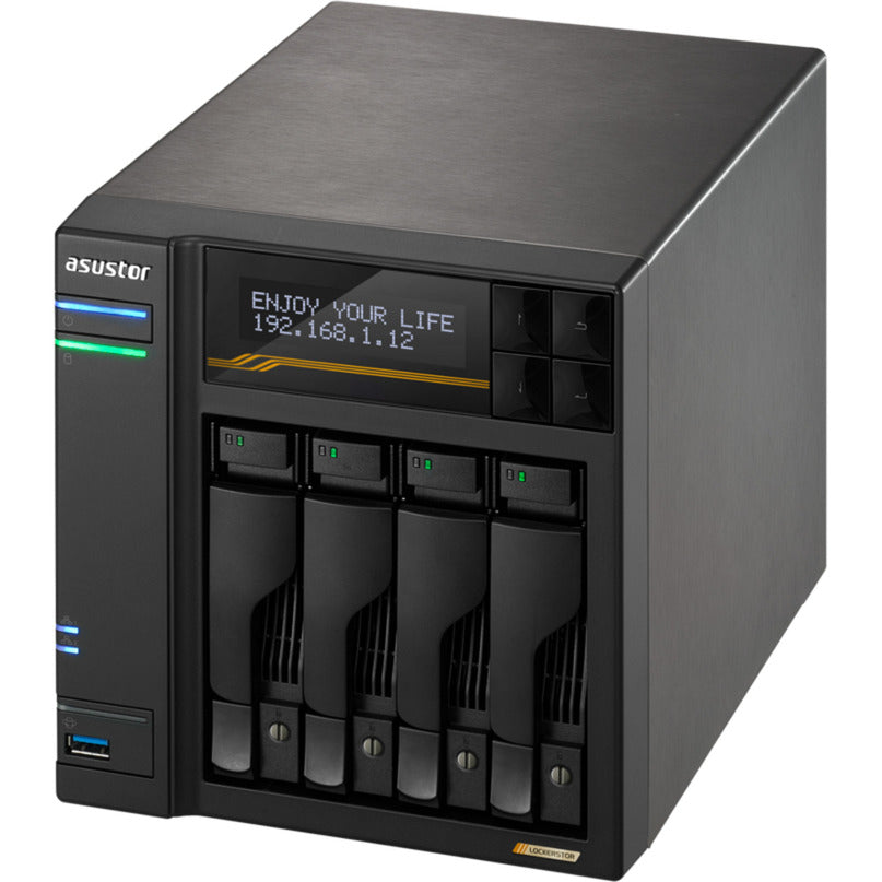 Asustor lockerstor 4 as6804t nas (czarny)