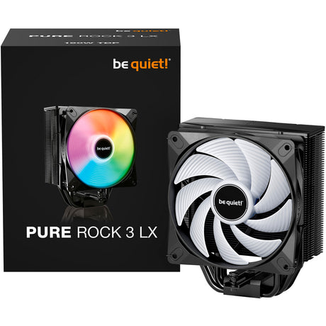 Bądź cicho! Chłodnica procesora Pure Rock 3 LX RGB (czarna)