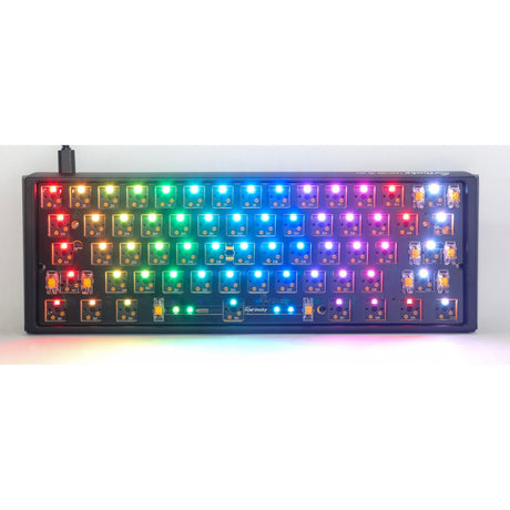 Ducky one 3 mini ansi układ barebone klawiatura mechaniczna rgb (czarna, układ us (qwerty), 60%, diody rgb, hot swap, barebone)