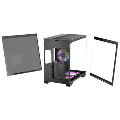 Obudowa midi tower Antec c8 argb (czarna | 2x USB-A | 1x USB-C | szkło hartowane)