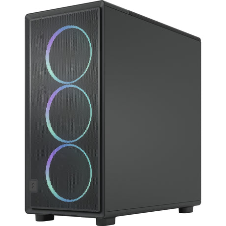 Fractal design epoch xl tg rgb obudowa midi tower (czarna | 2x usb-a | 1x usb-c | rgb | szkło hartowane)