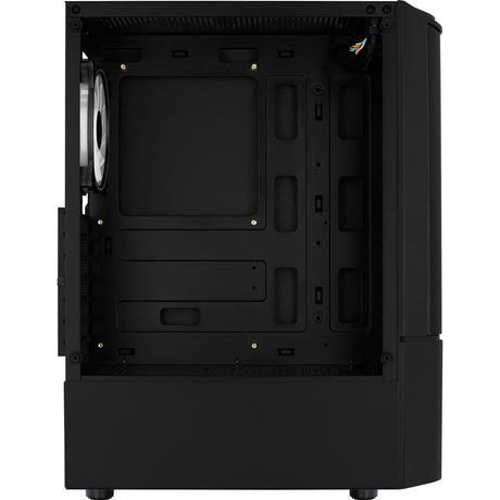 Obudowa midi tower Aerocool Quantum Mesh v3 (czarno-szara | 3x USB-A | RGB | okienko)